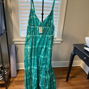 INC International Concepts Teal Maxi Dress